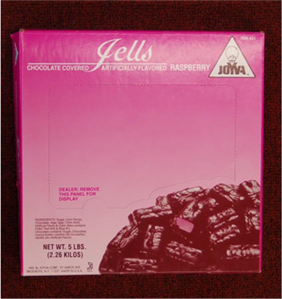 Joyva Raspberry Jelly Bars, 5 lb Box
